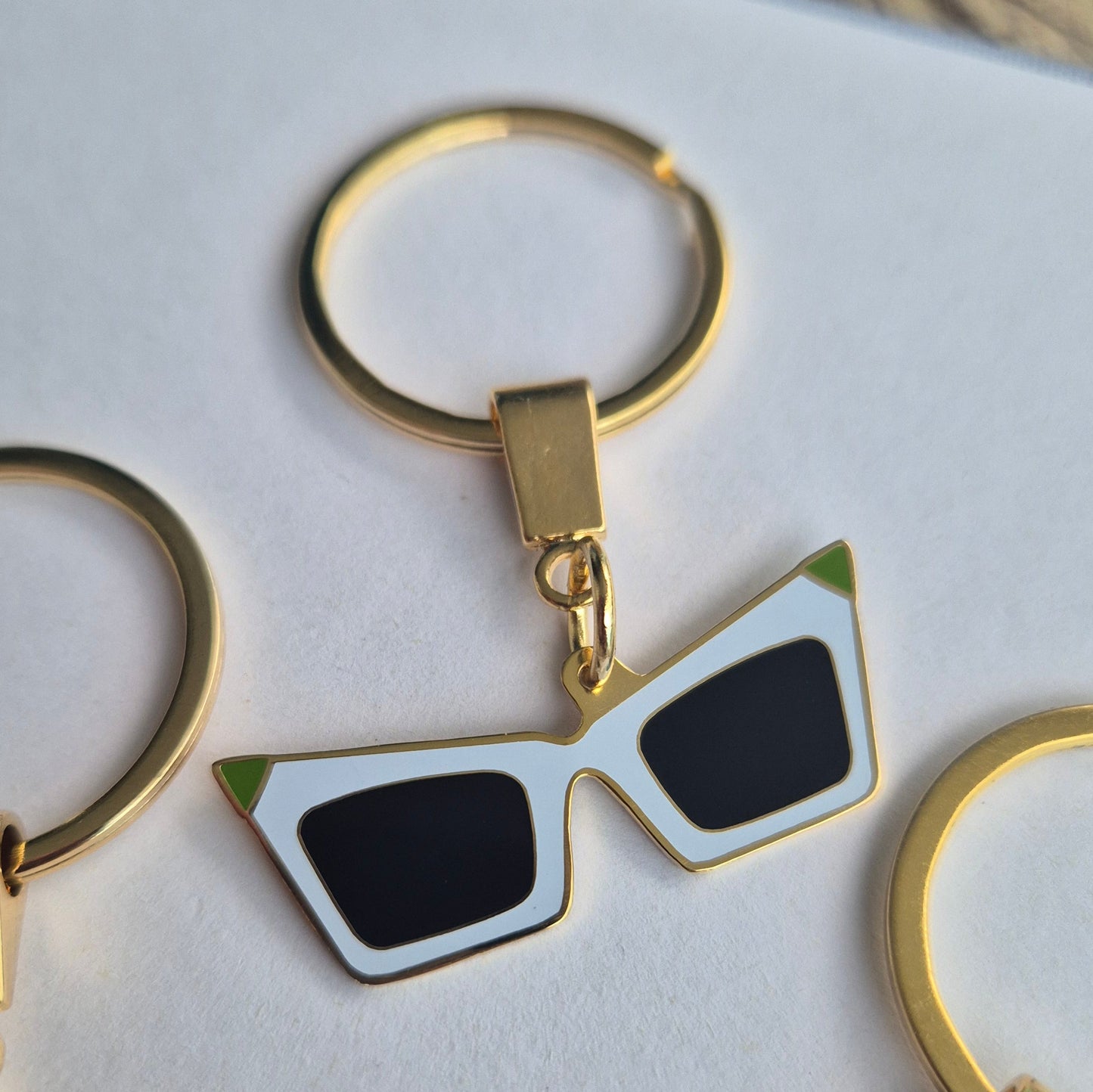 Charm Llavero Gafas Vintage