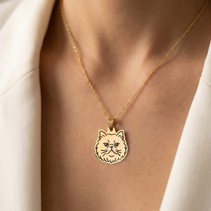 Collar Dorado GATO