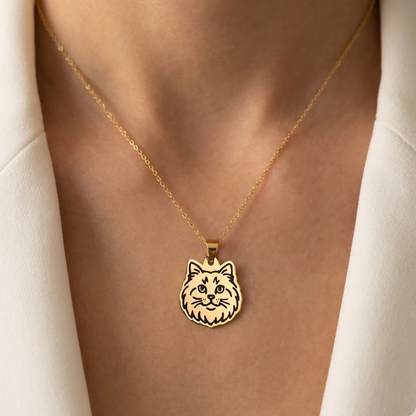 Collar Dorado GATO
