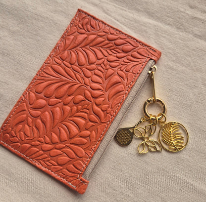 Tarjetero SHIZEN Naranja X3 charms