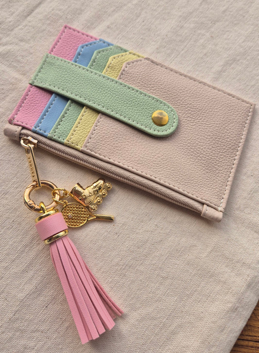 Tarjetero NIJI Multicolor Pastel X3 charms