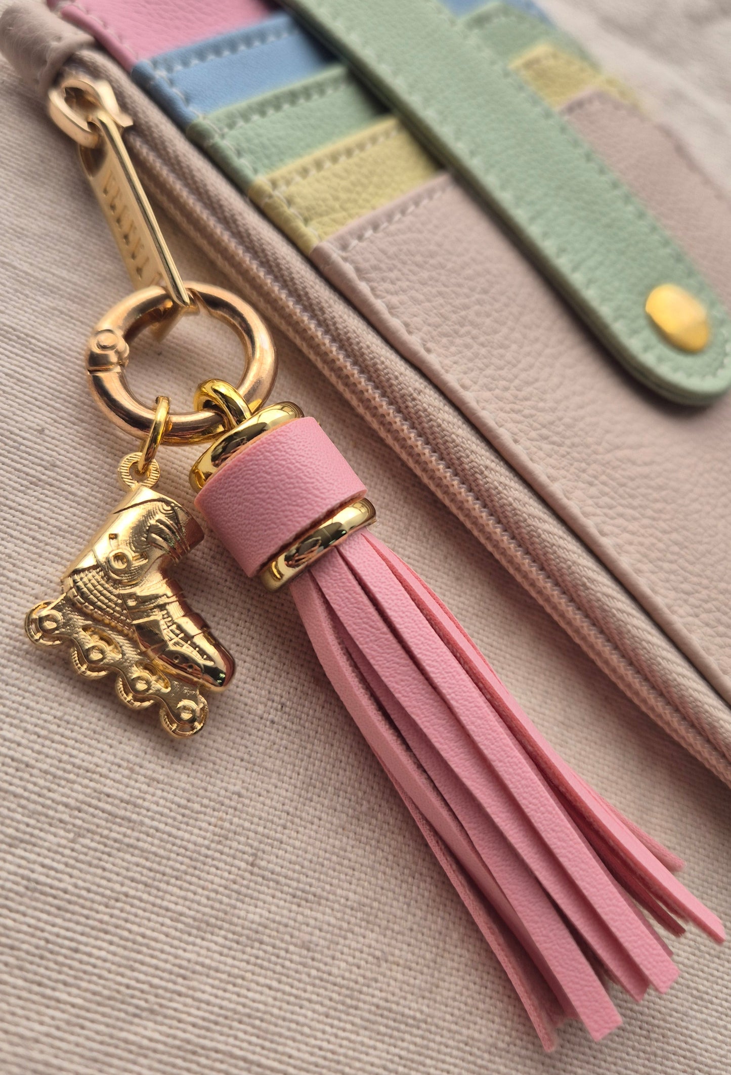 Tarjetero NIJI Multicolor Pastel X2 charms
