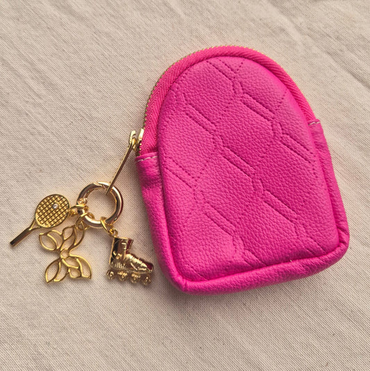 Monedero GIN Rosado X3 charms
