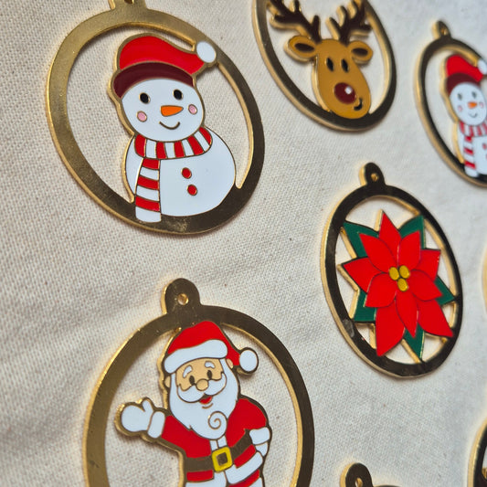 Adornos Navideños X4 - Metálicos