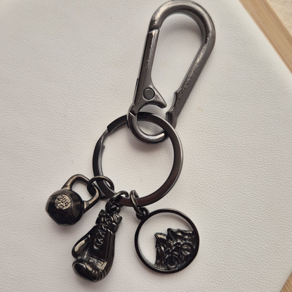 Llavero KYOTO Negro X3 charms