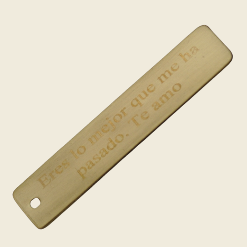 Rectangulo personalizado 40x8 mm