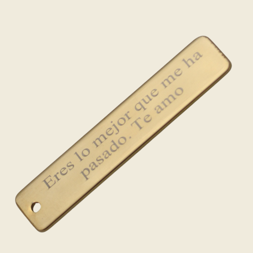 Rectangulo personalizado 40x8 mm