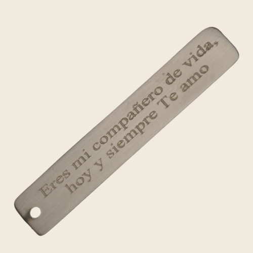 Rectangulo personalizado 40x8 mm