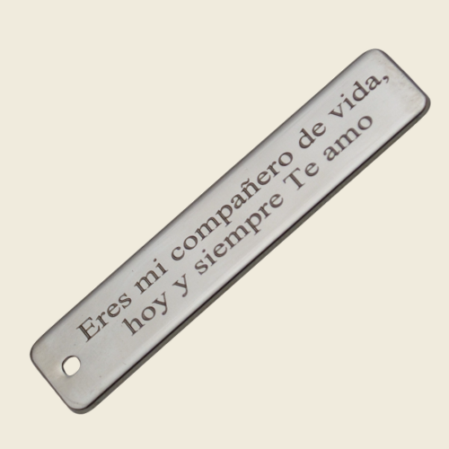 Rectangulo personalizado 40x8 mm