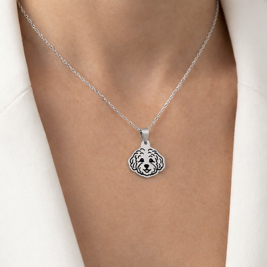 Collar Plateado PERRO