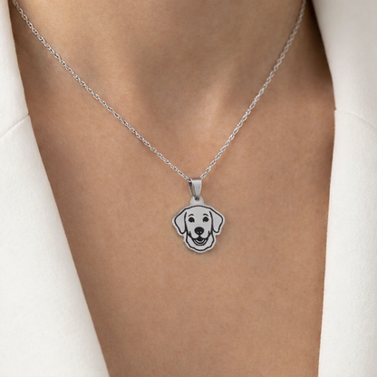 Collar Plateado PERRO