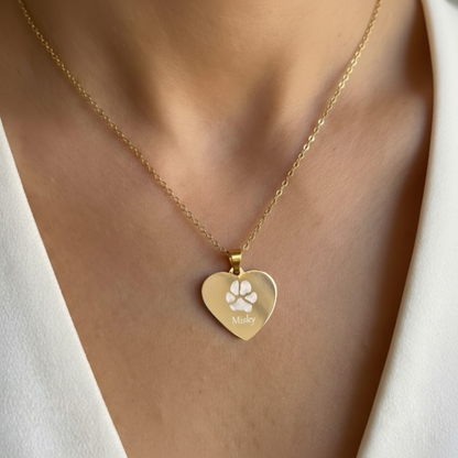 Collar huella GRABADA