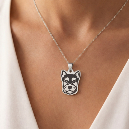 Collar Plateado PERRO