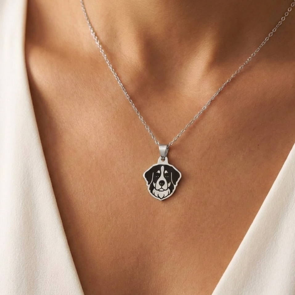 Collar Plateado PERRO