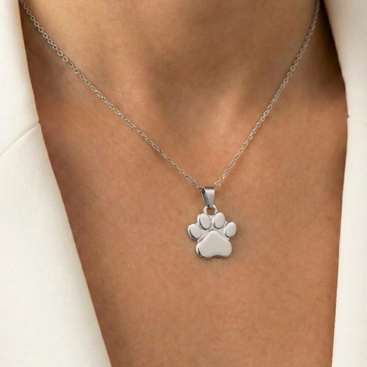 Collar Plateado HUELLA