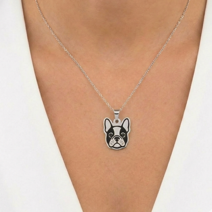 Collar Plateado PERRO