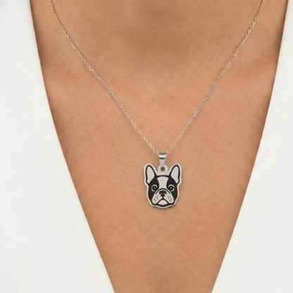 Collar Plateado PERRO