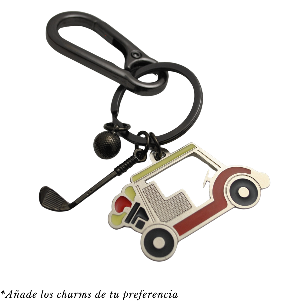 Llavero KYOTO Negro X3 charms