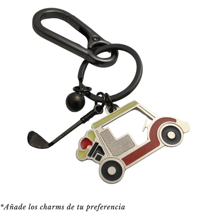 Llavero KYOTO Negro X3 charms