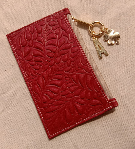 Tarjetero SHIZEN Rojo X3 charms