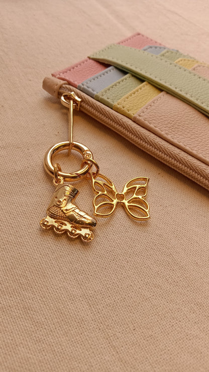 Tarjetero NIJI Multicolor Pastel X2 charms