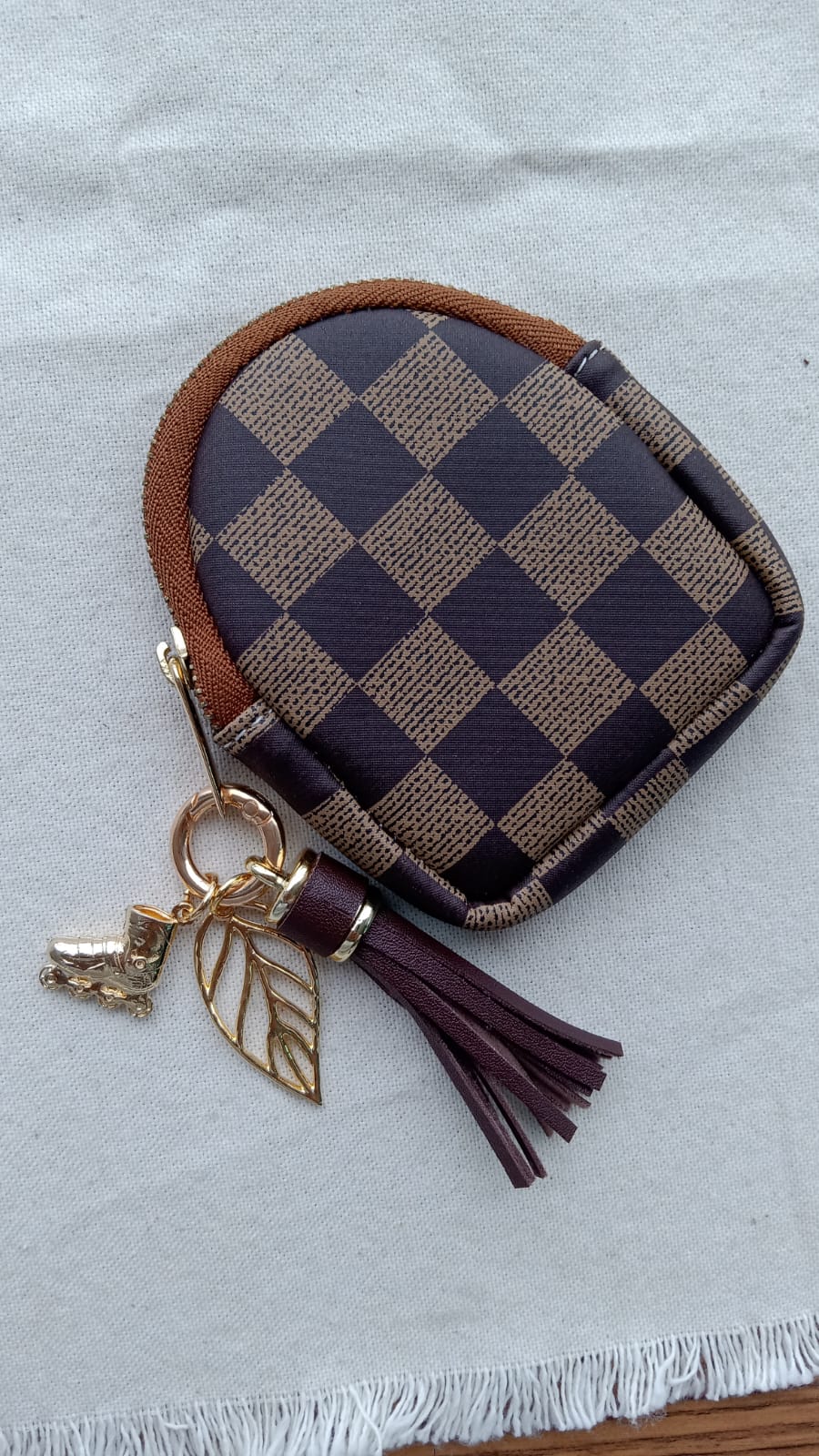 Monedero GIN Cuadros X3 charms