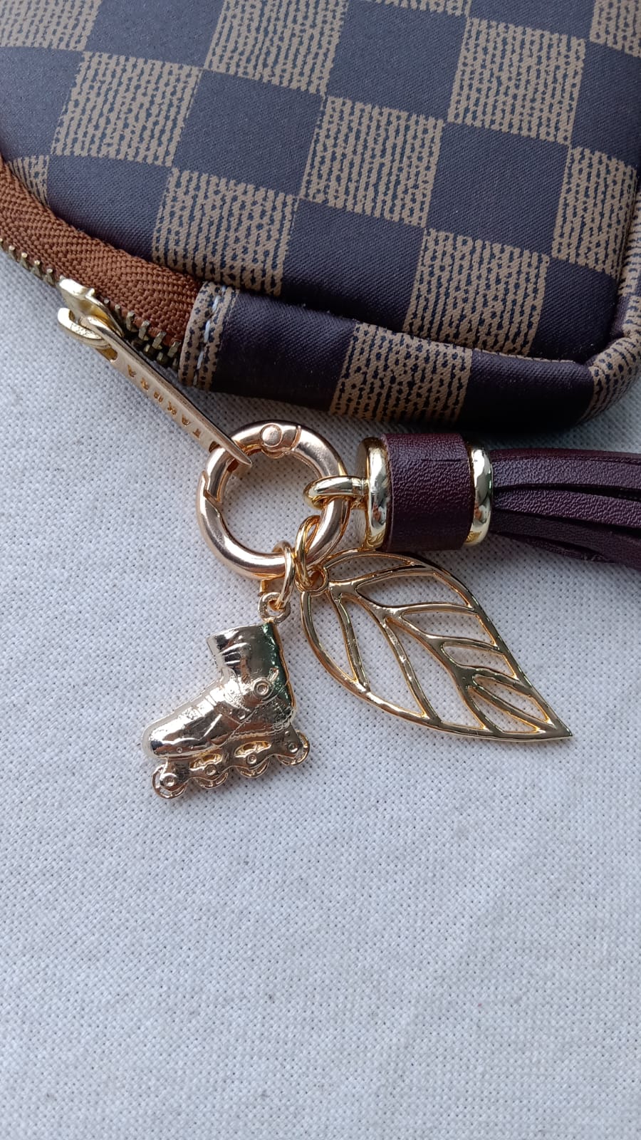 Monedero GIN Cuadros X3 charms