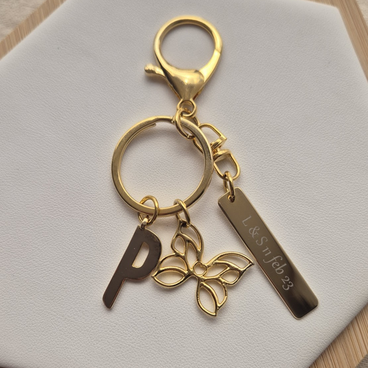 Llavero TOKIO Oro X3 charms