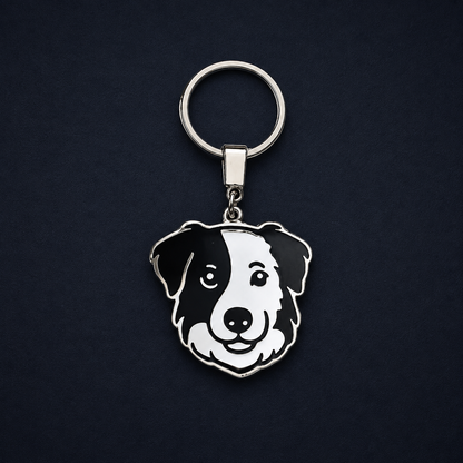 Llavero PERRO Plateado