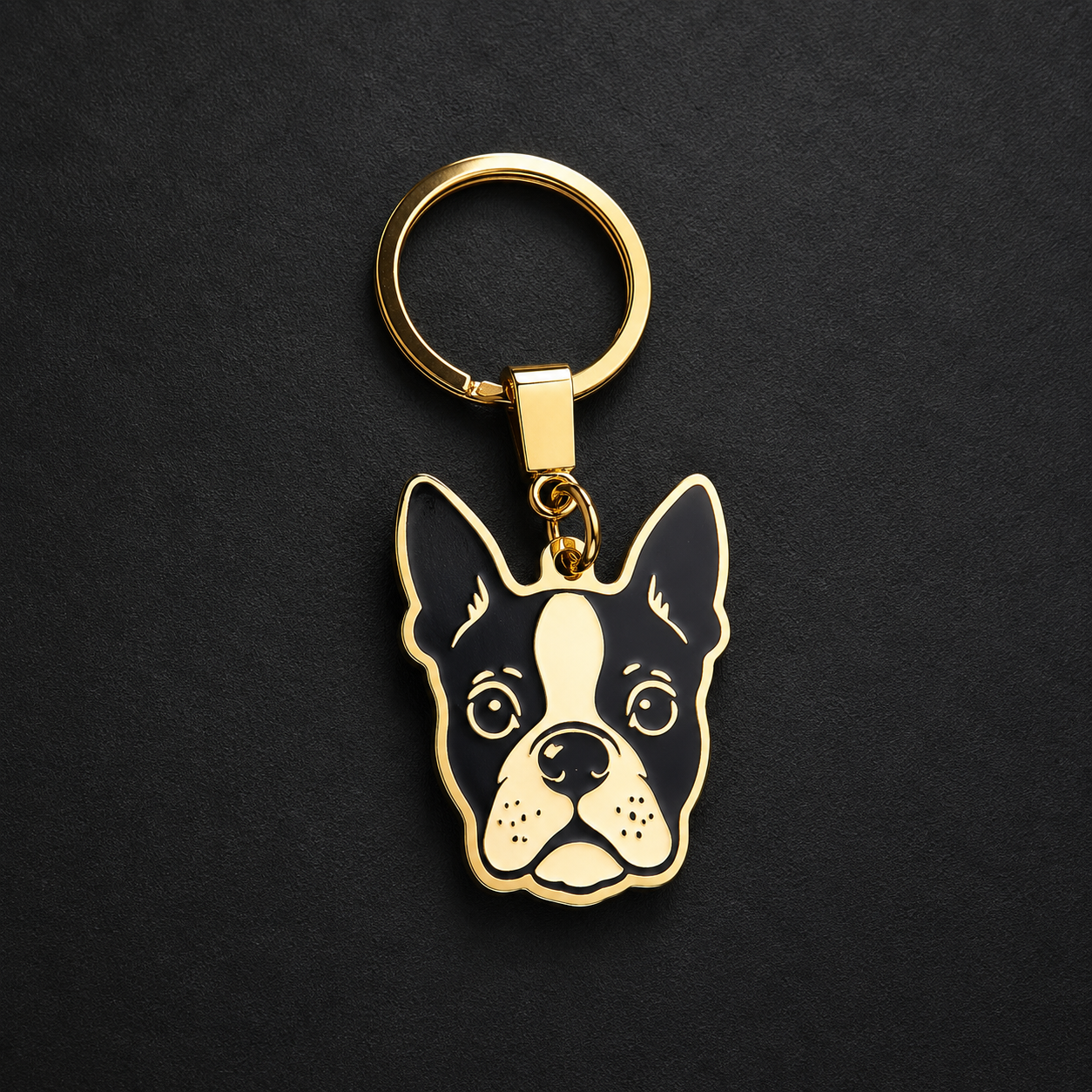 Llavero PERRO Dorado