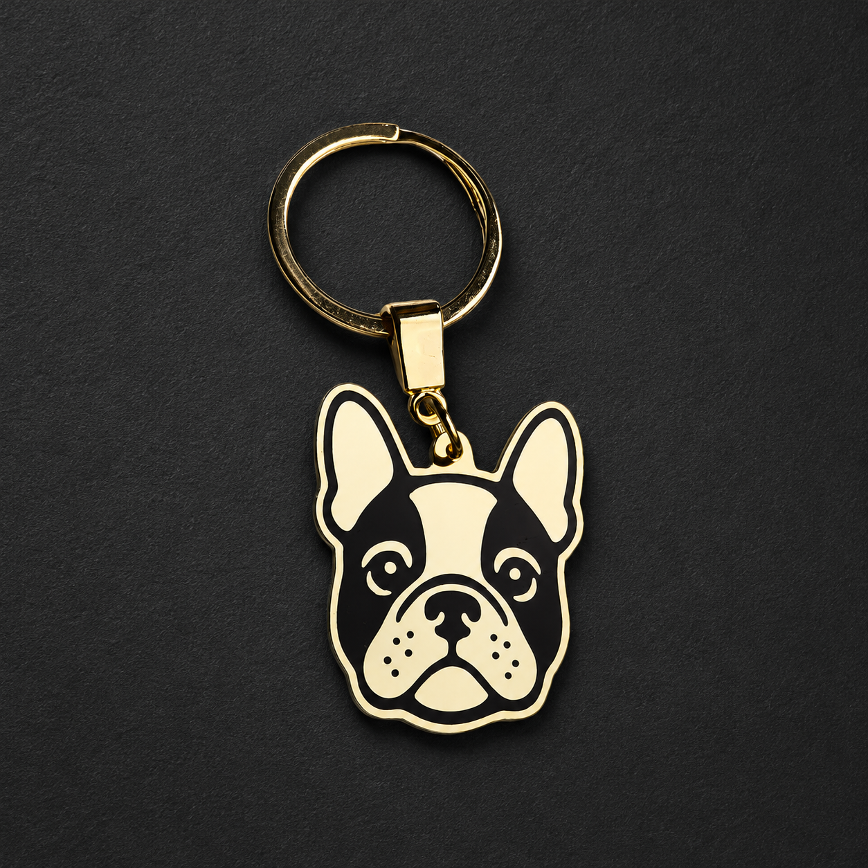 Llavero PERRO Dorado