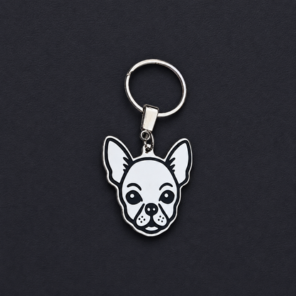 Llavero PERRO Plateado