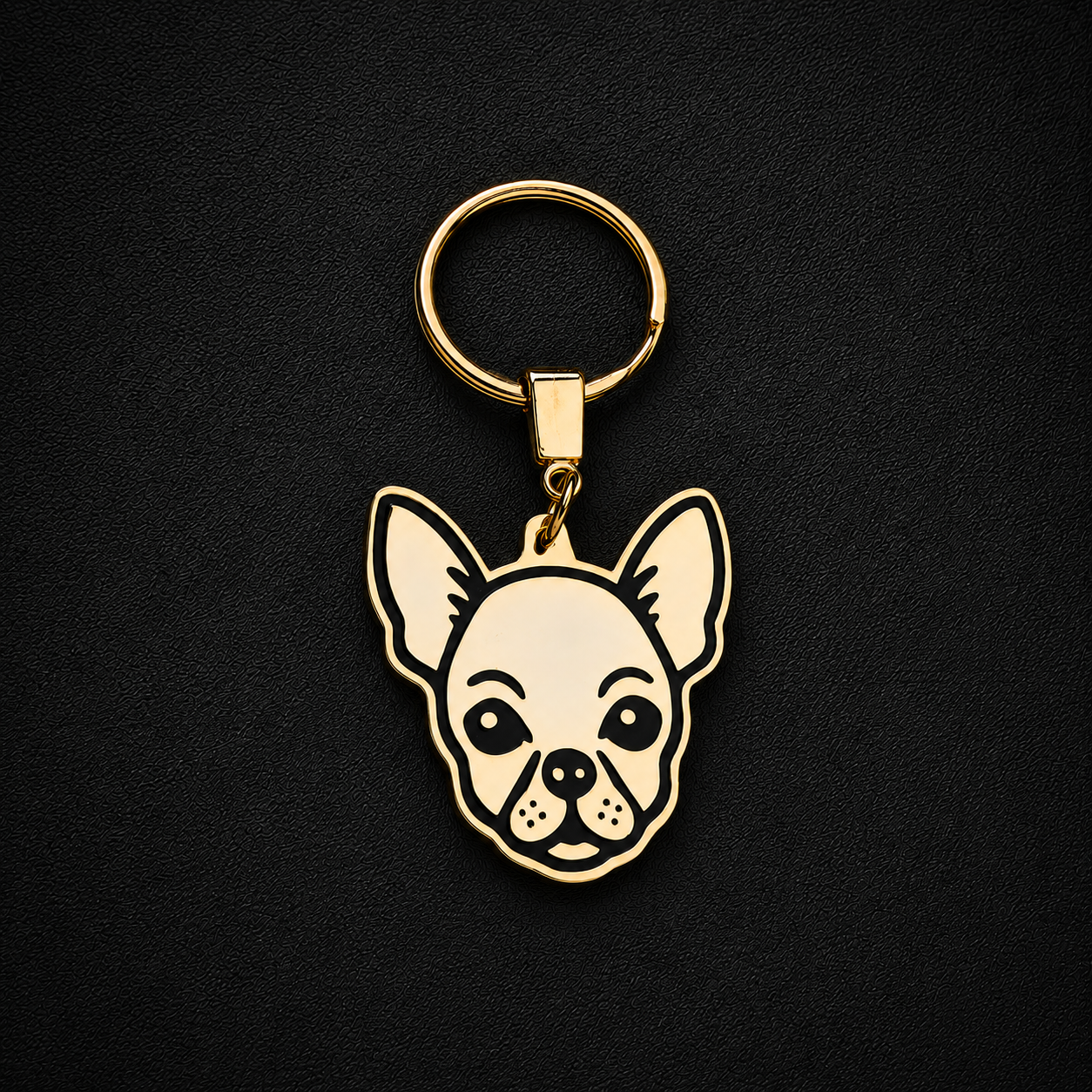 Llavero PERRO Dorado