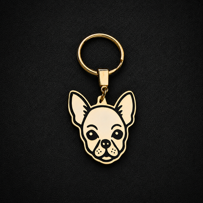 Llavero PERRO Dorado