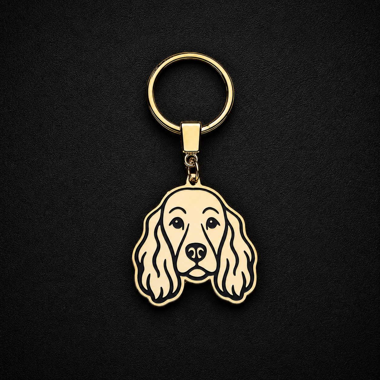 Llavero PERRO Dorado