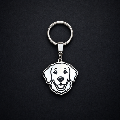 Llavero PERRO Plateado