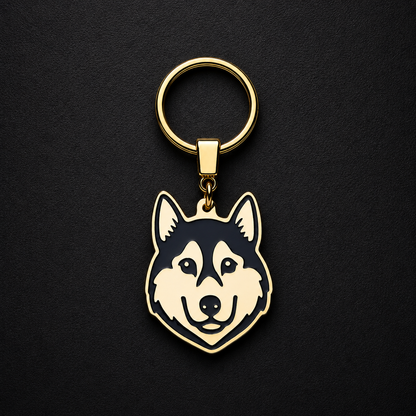 Llavero PERRO Dorado