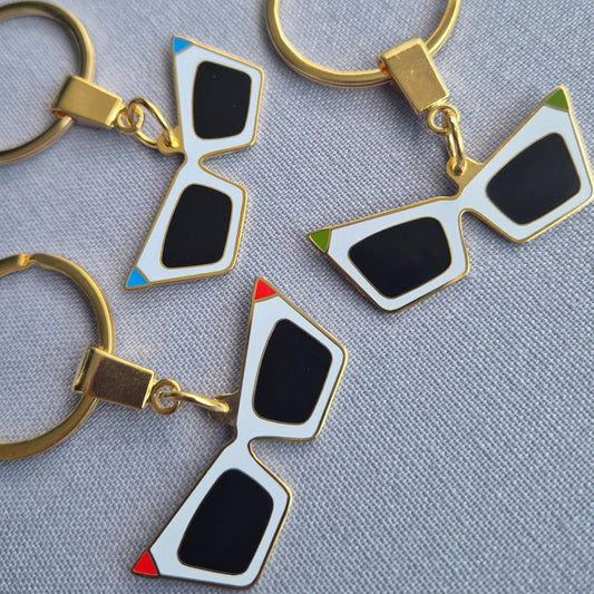 Bag Charm Gafas Vintage