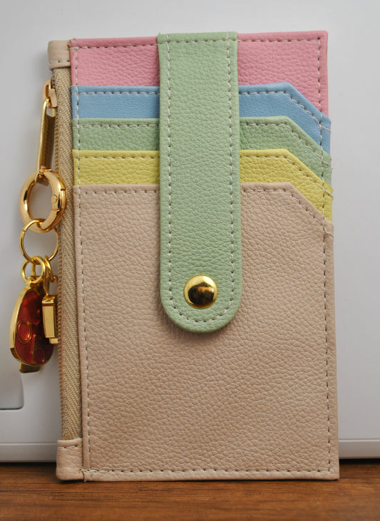 Tarjetero NIJI Multicolor Pastel X3 charms