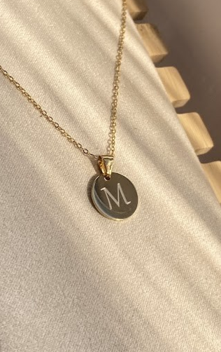 Collar letra grabada láser - SV