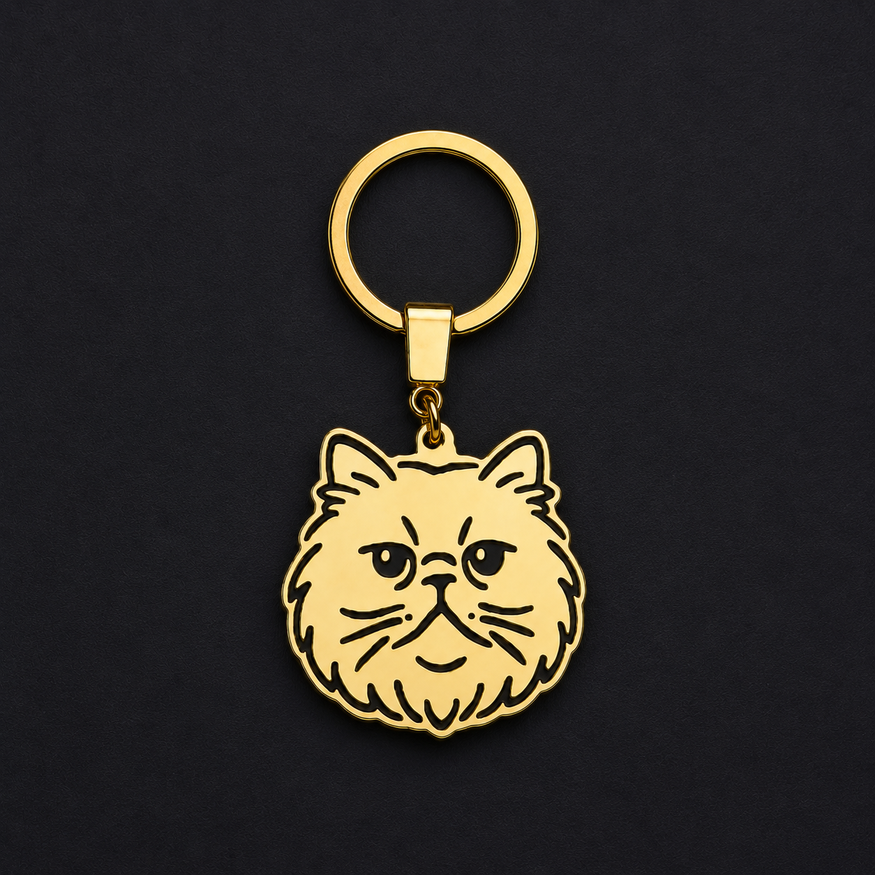 Llavero GATO dorado