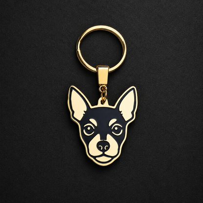 Llavero PERRO Dorado