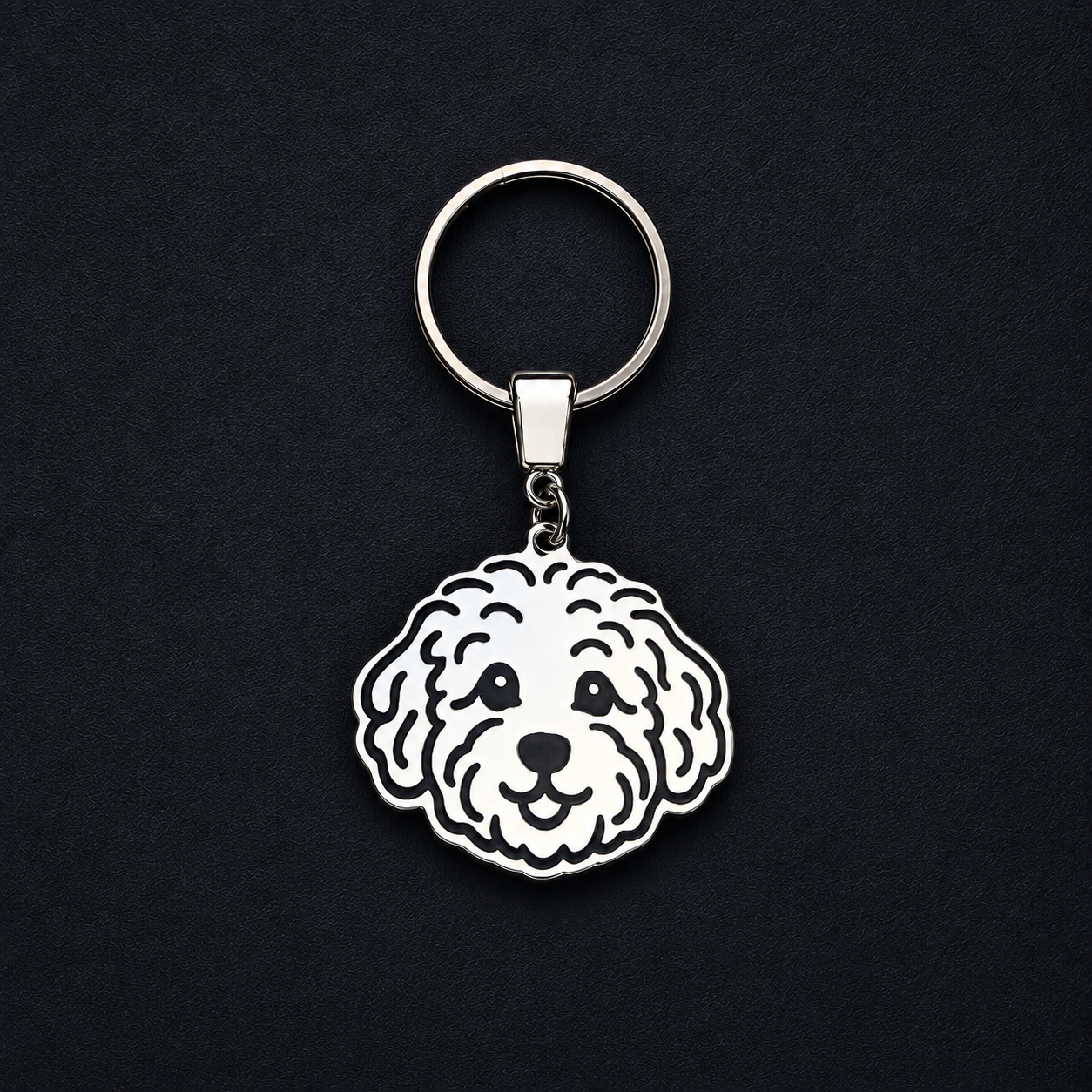 Llavero PERRO Plateado