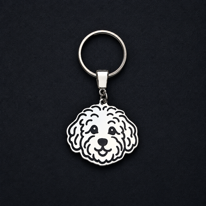 Llavero PERRO Plateado