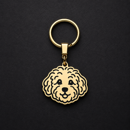 Llavero PERRO Dorado