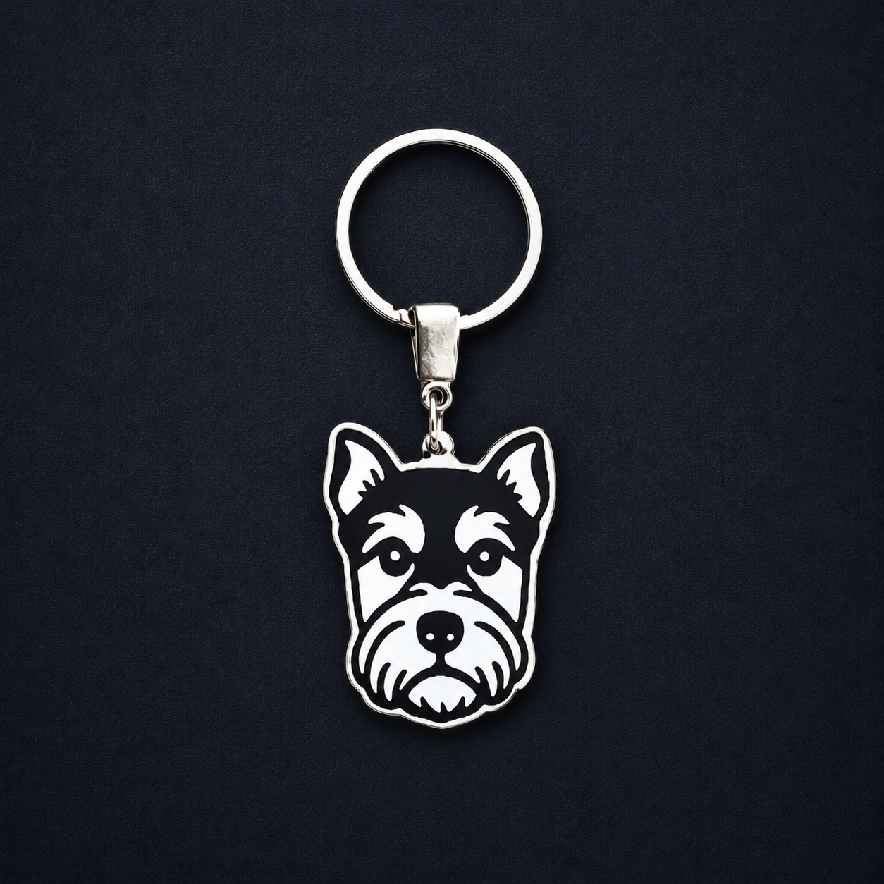 Llavero PERRO Plateado