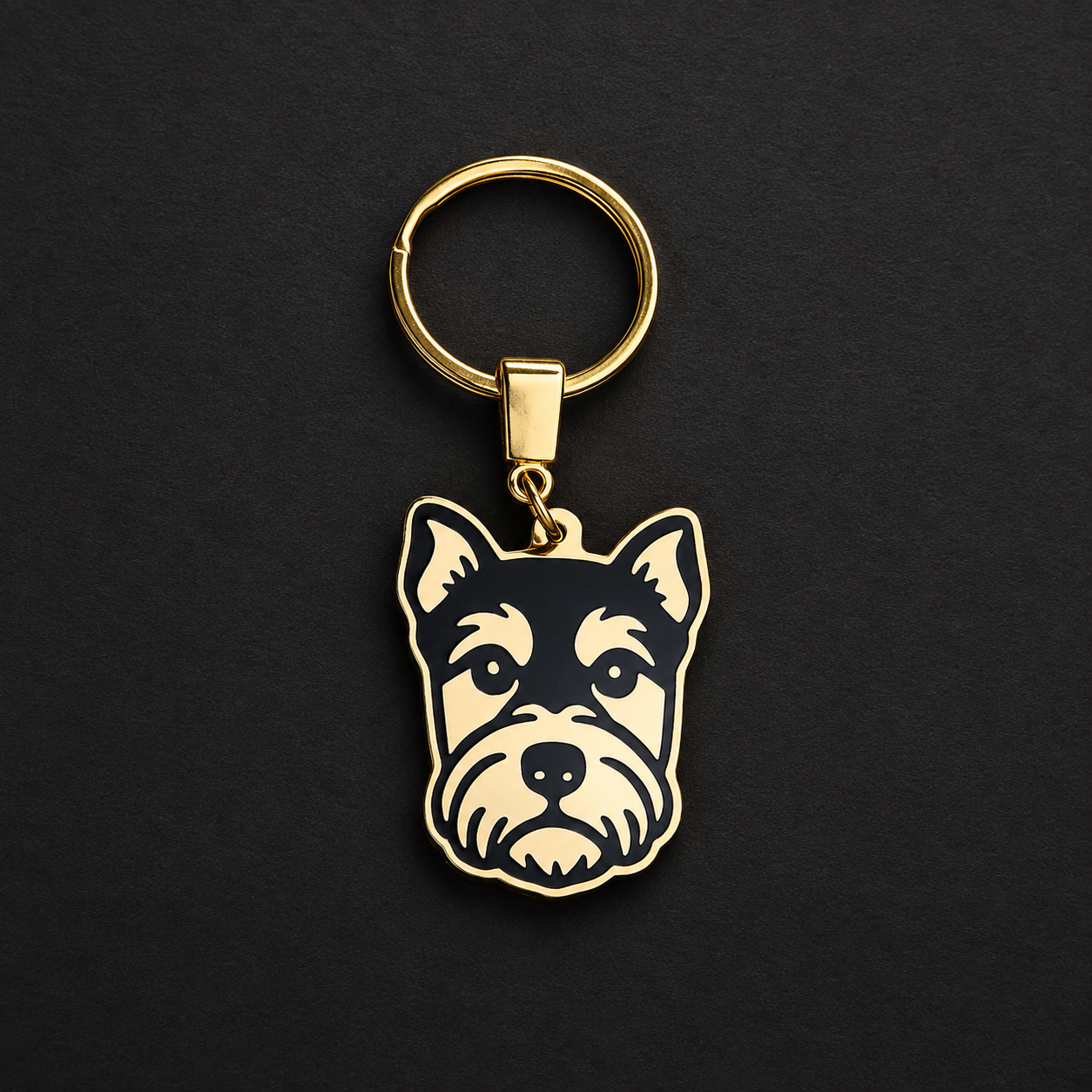 Llavero PERRO Dorado