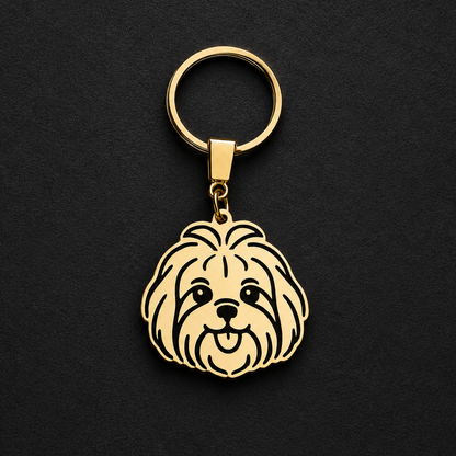 Llavero PERRO Dorado
