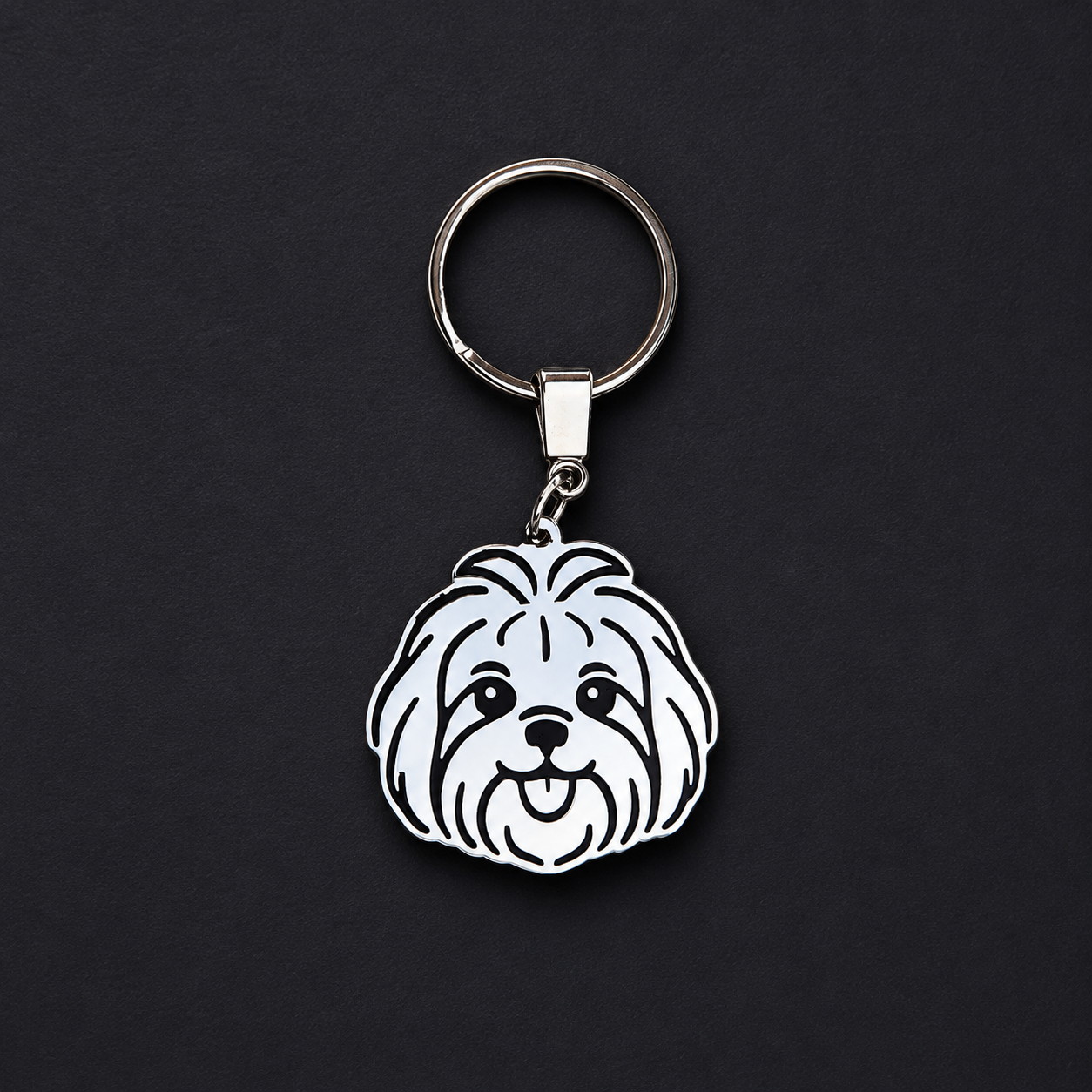 Llavero PERRO Plateado