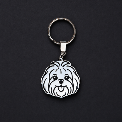 Llavero PERRO Plateado